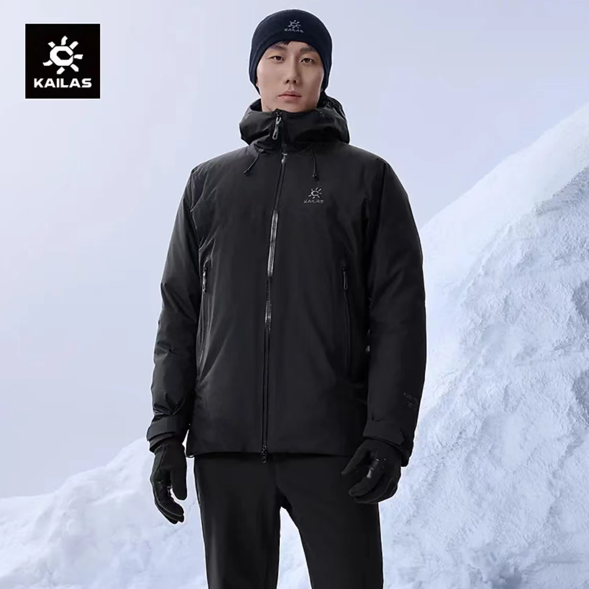 KAILAS凯乐石阿斯本硬壳羽绒服700蓬鹅绒防风防水户外滑雪外套男