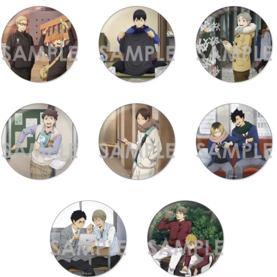 【欧星球】排球少年 新秋冬双人吧唧 （默认代拆）