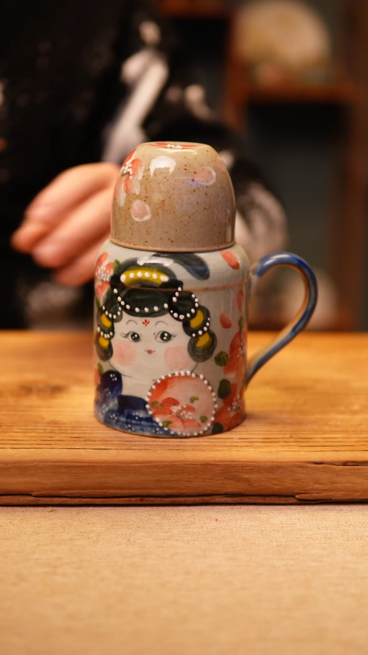 【闪购商品】@@陶园瓷舍@@纯手工手绘@高温釉下彩