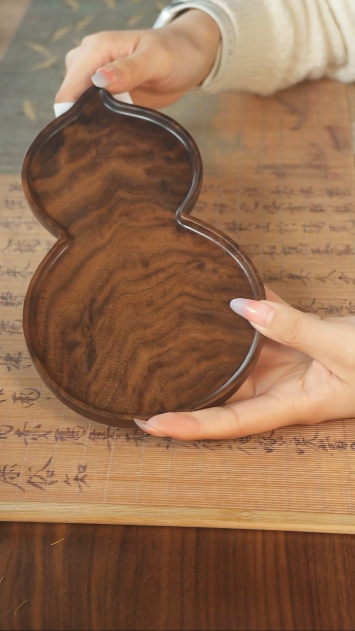 北美黑胡桃木茶盘261有烘干