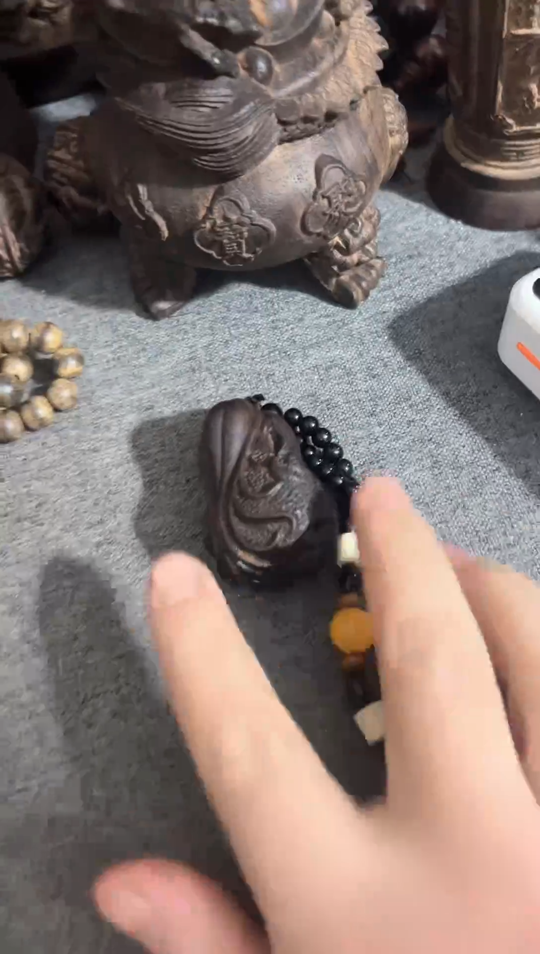 【闪购商品】香榧木木雕欢迎了老铁来到直播间。。。。。