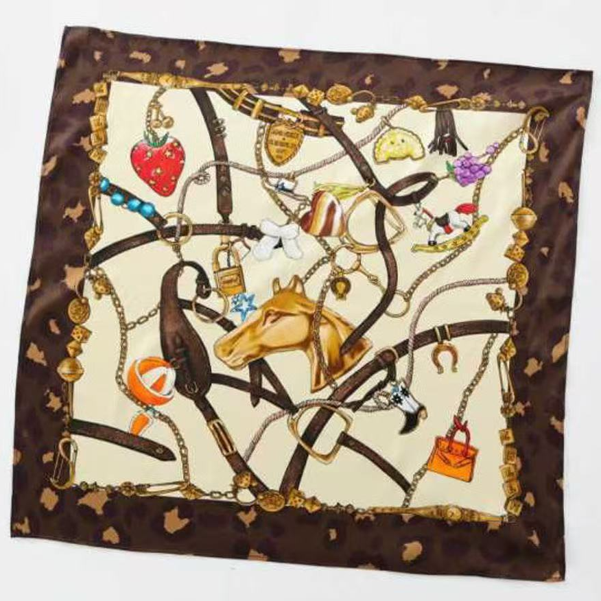 马具桑蚕丝丝巾【饰品】