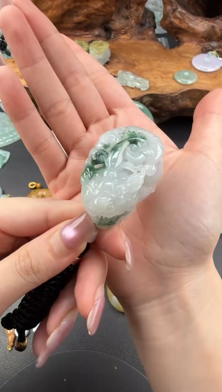 吊坠(不含链)未镶嵌翡翠翡翠饰品-98