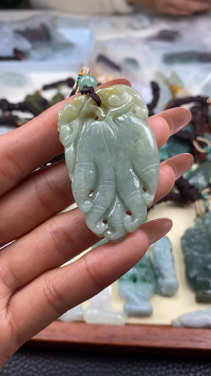 【闪购商品】翡翠挂件未镶嵌天然A货翡翠