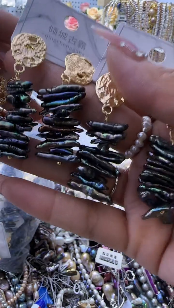 【闪购商品】淡水珍珠耳饰银S925镶嵌265多样性发货  发其一