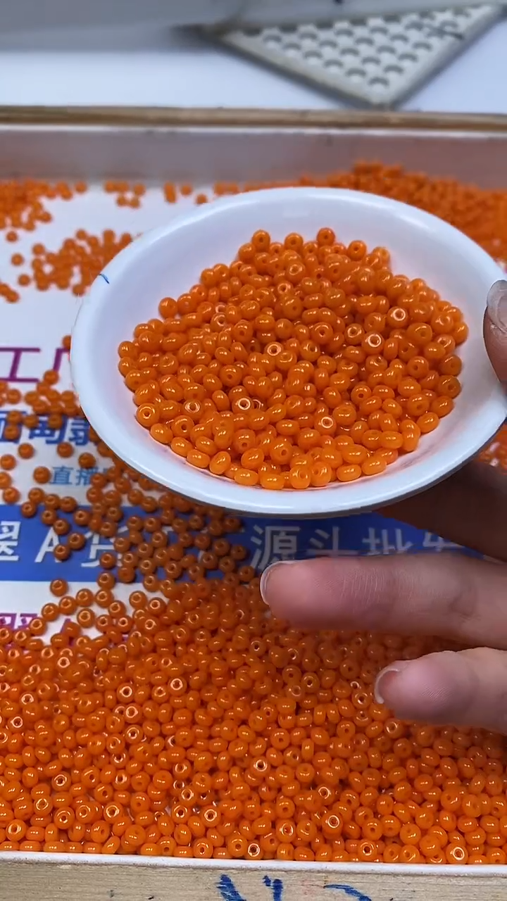 未镶嵌散珠玛瑙/玉髓E760 橘黄玛瑙算盘2*4mm100个8元