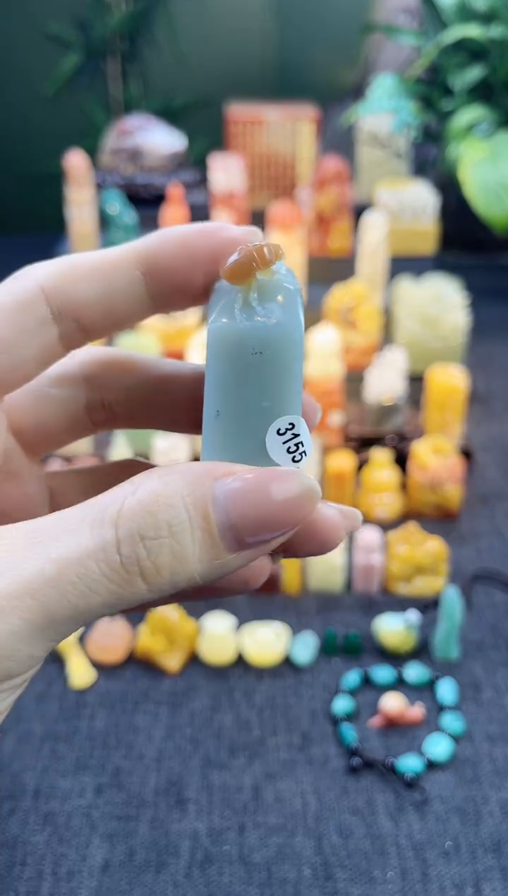 昌化石印石拾*者3155