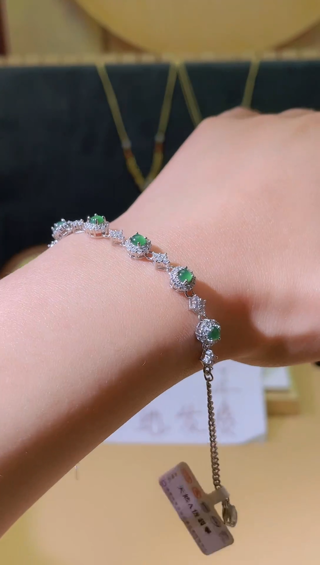 【闪购商品】翡翠手链未镶嵌天然A货翡翠手链