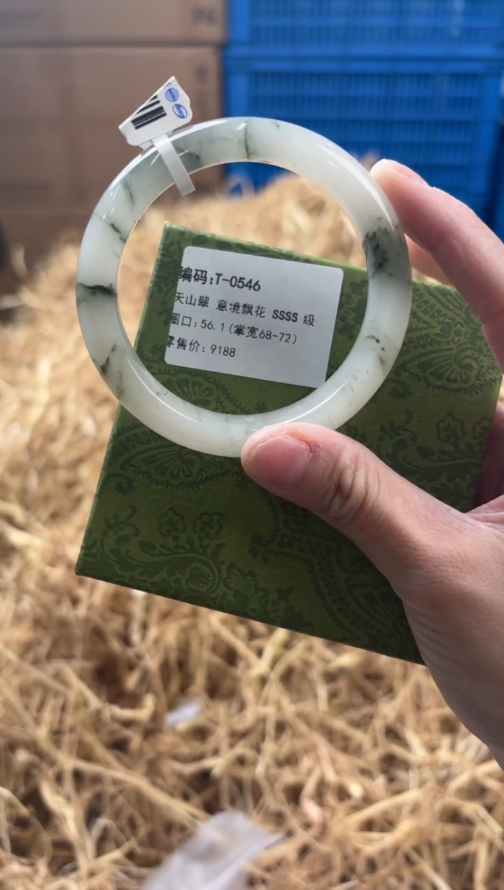 未镶嵌手镯石英质玉T-0546