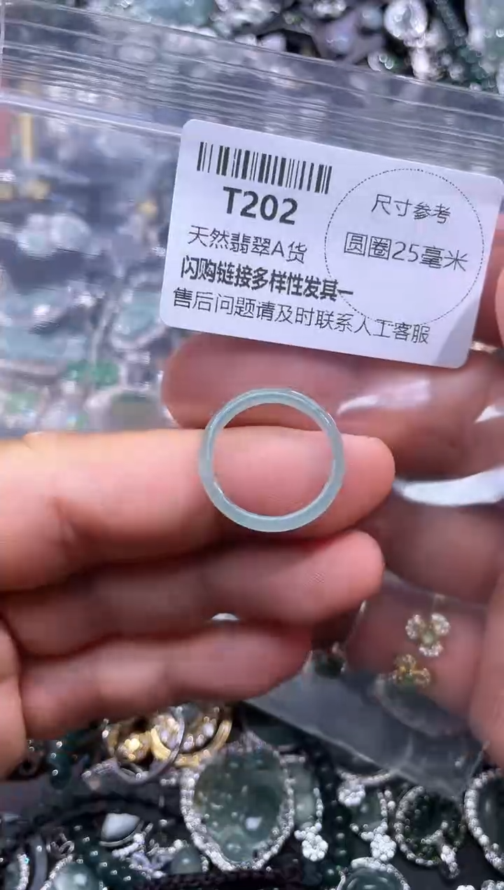 【闪购商品】翡翠颈饰未镶嵌T202戒圈