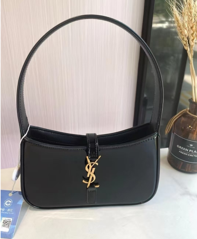 95新 YSL/圣罗兰 茉上/ysl黑金腋下包