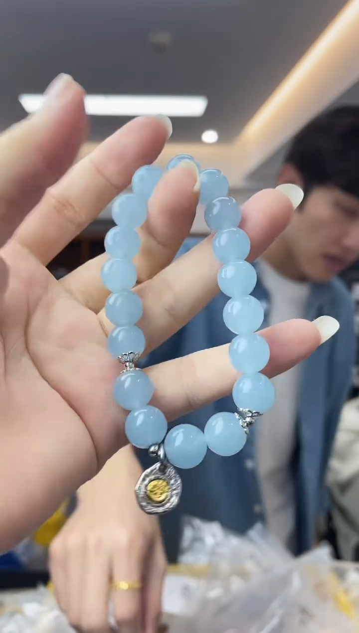 【闪购商品】海蓝宝石手链未镶嵌多样性一件发货