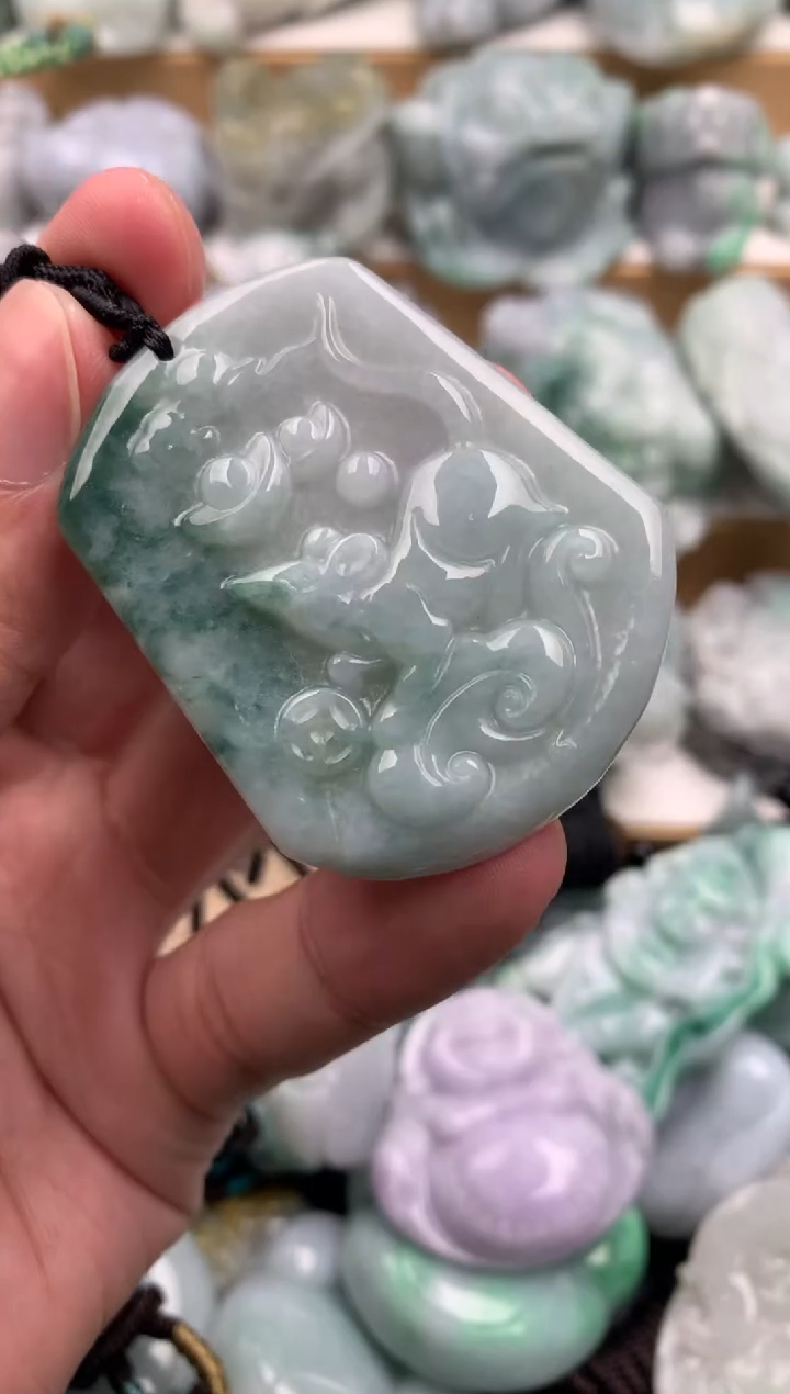 吊坠(不含链)未镶嵌翡翠11