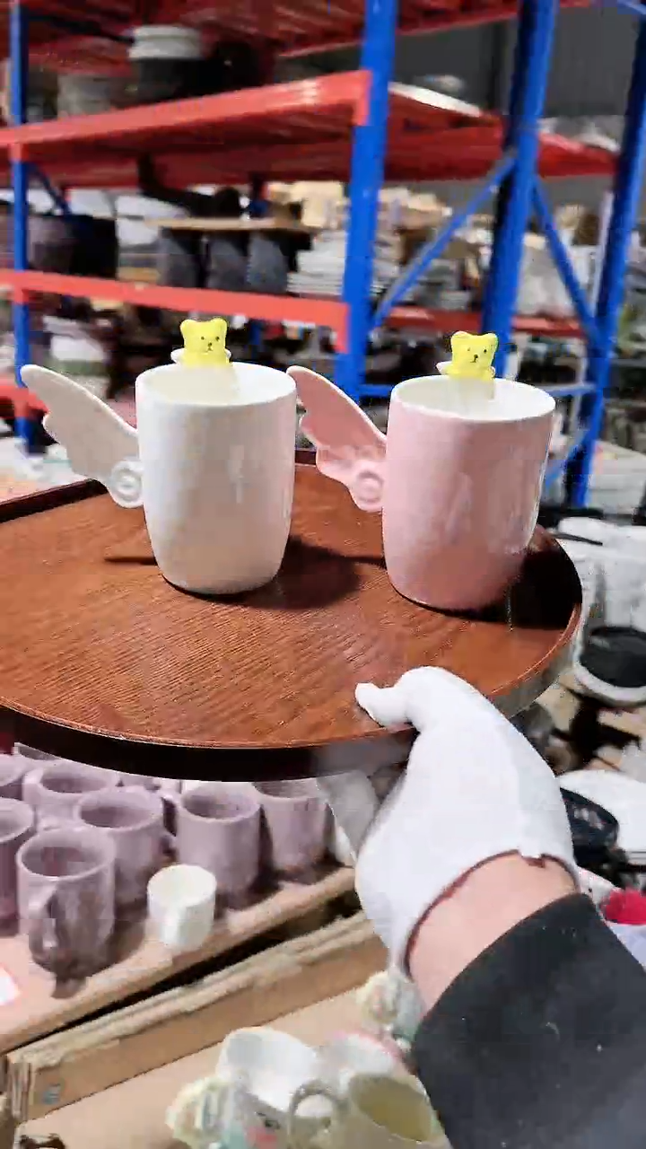 【闪购商品】瓷片2个杯子微瑕 凑满20元包邮