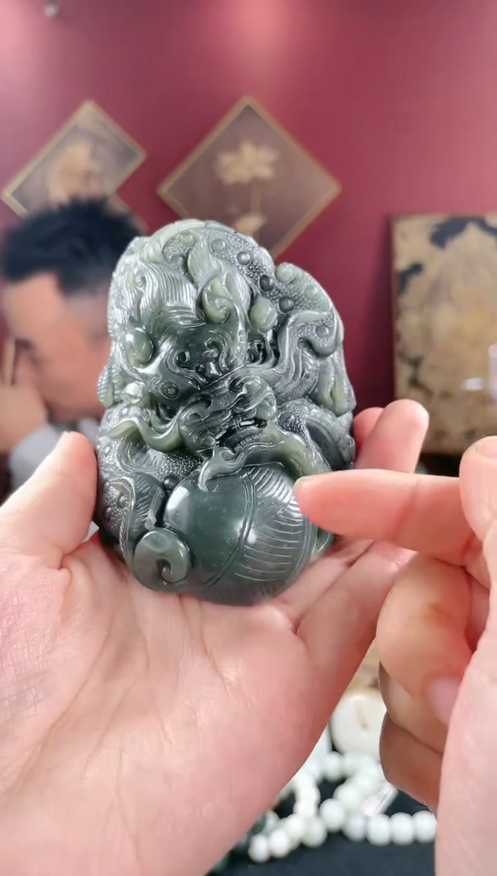 【闪购商品】和田玉把件未镶嵌龙