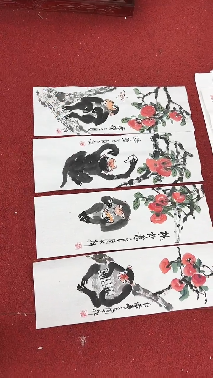 国画周大拙/国画/花鸟