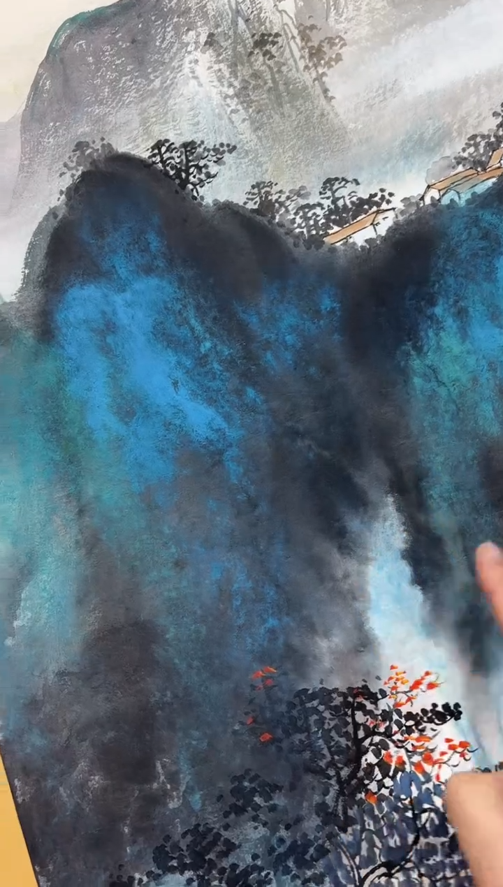 【闪购商品】国画孙桂国老师字画带亲笔合影证书31-22