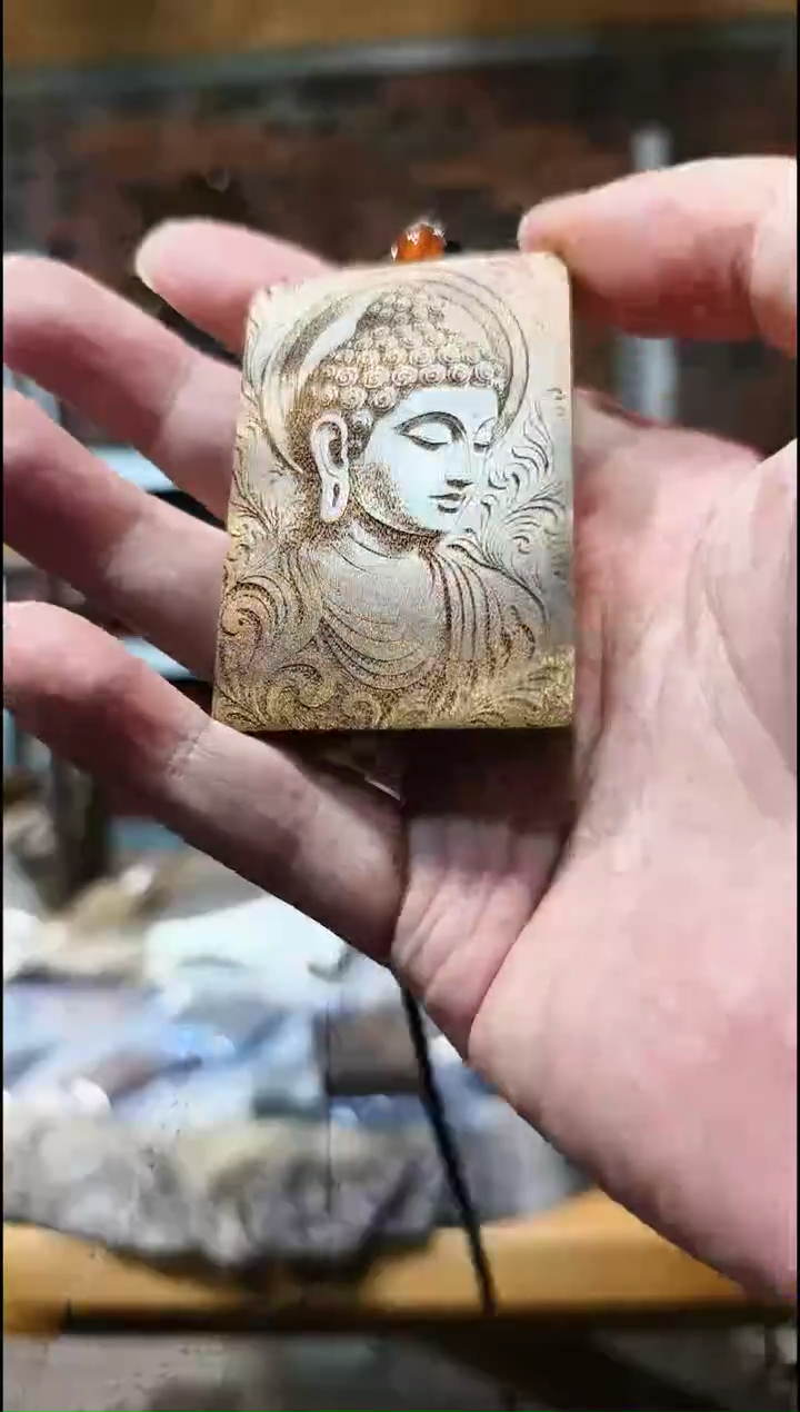 金丝楠无事牌脖挂