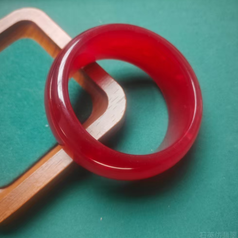 甄选手镯  甄选手镯 A1882  满红大轮胎手镯