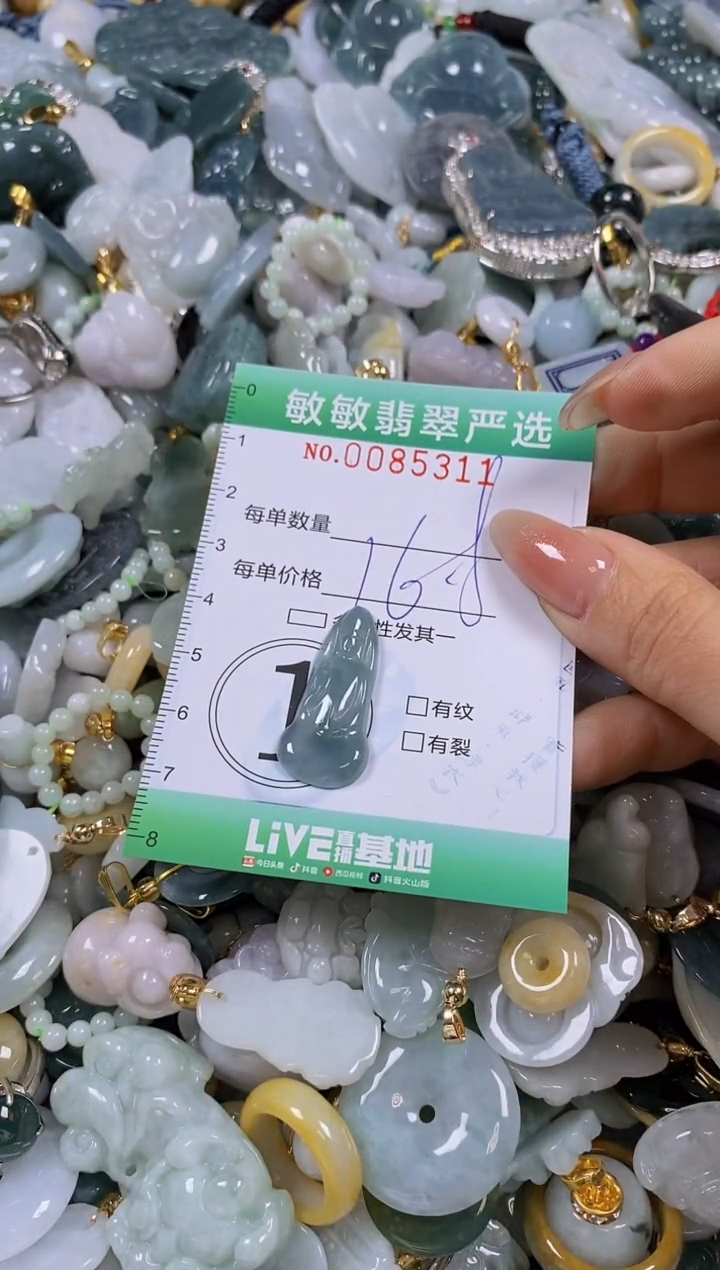 【闪购商品】翡翠颈饰未镶嵌闪购商品0085311