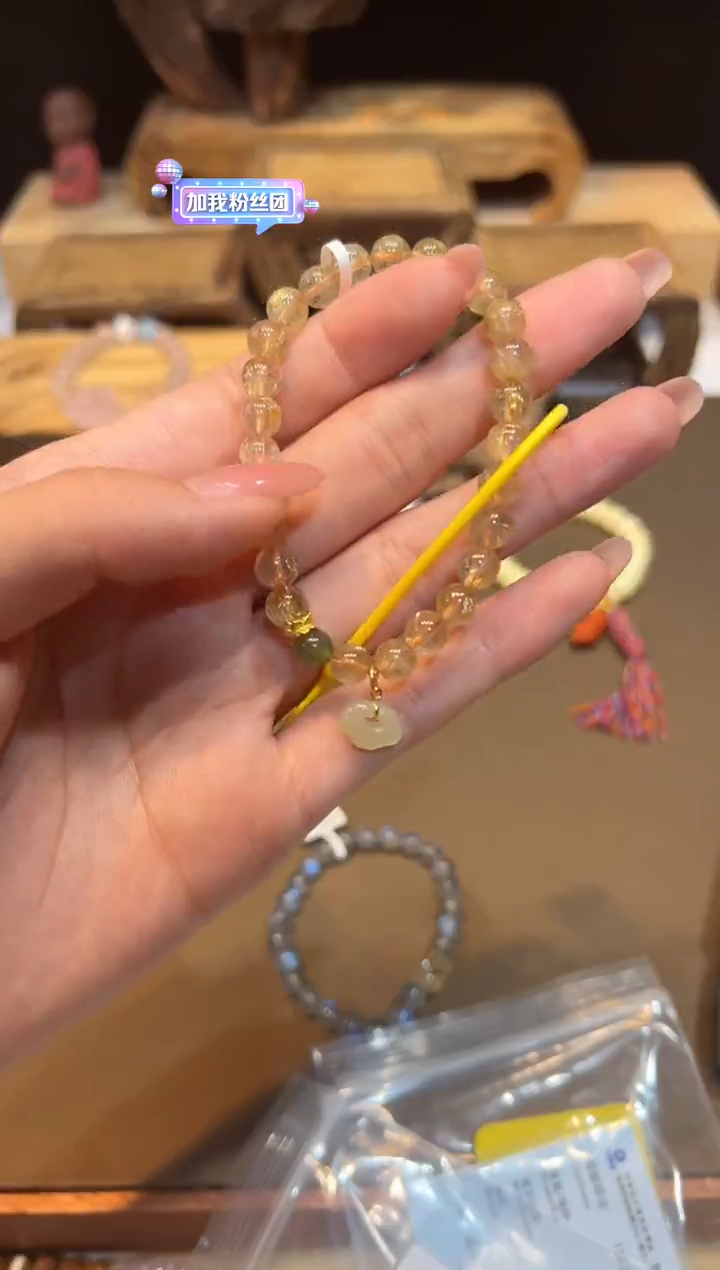 水晶手链未镶嵌手饰@@0935