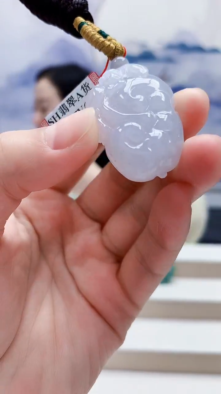 未镶嵌定制翡翠4852lr-毛货挂件15