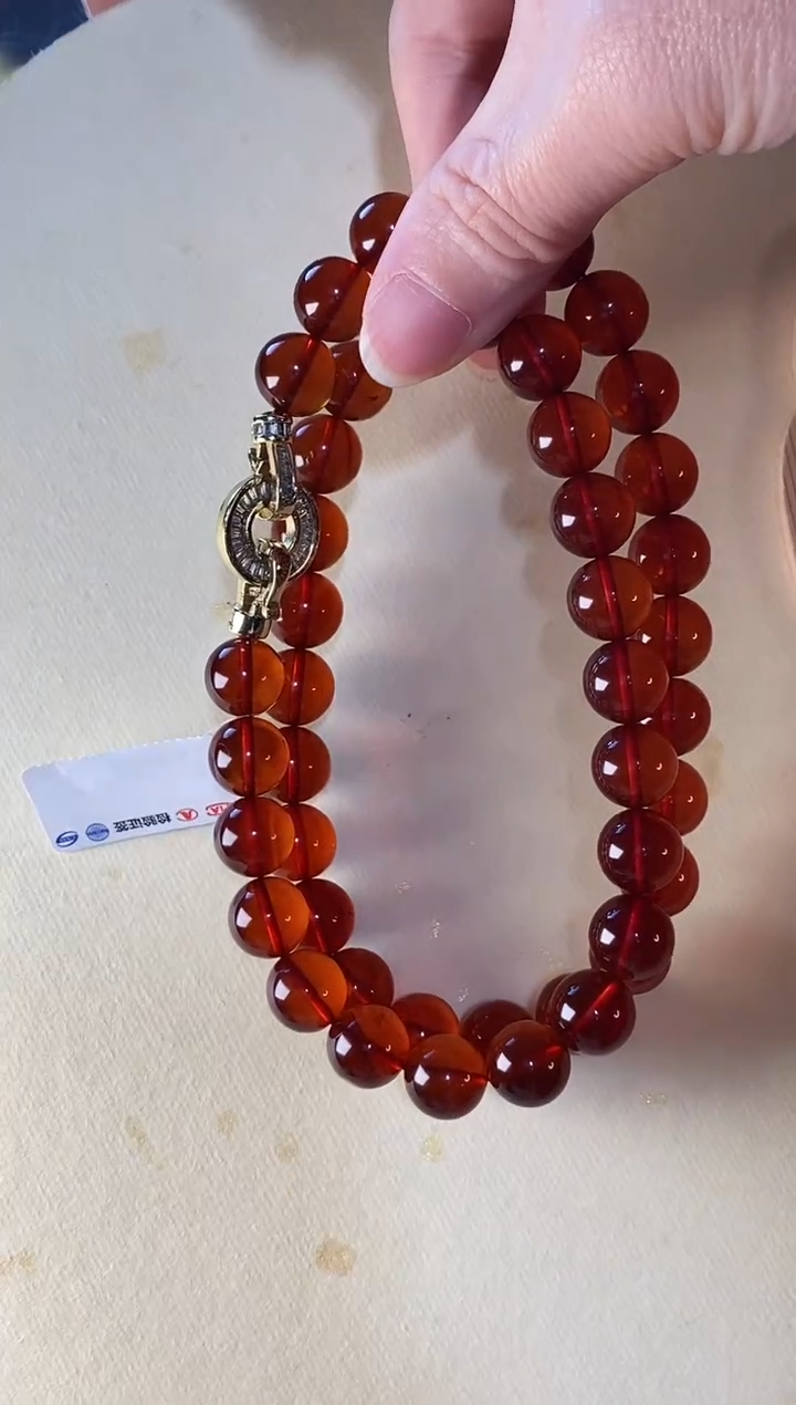 【闪购商品】琥珀颈饰未镶嵌血珀10+妈妈链