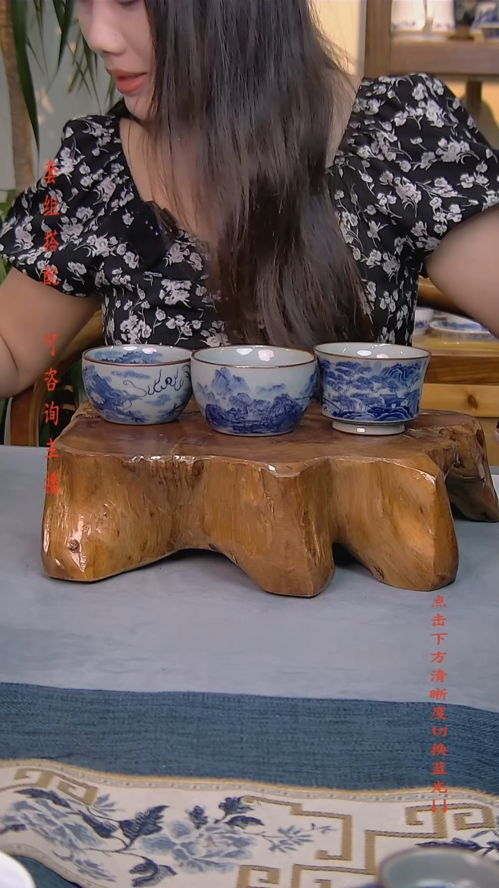 往**生简装家用款3件套 老陶泥开片纹陶瓷茶具