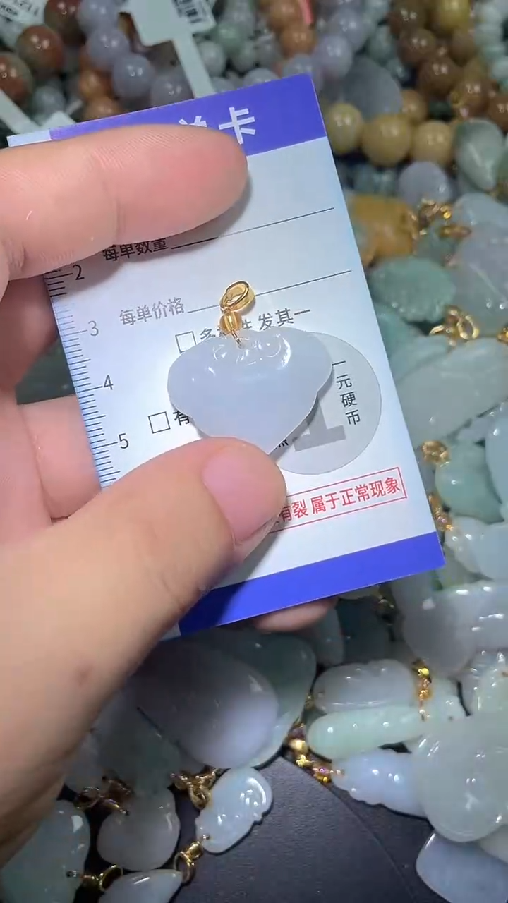 颈饰未镶嵌翡翠天然A货翡翠