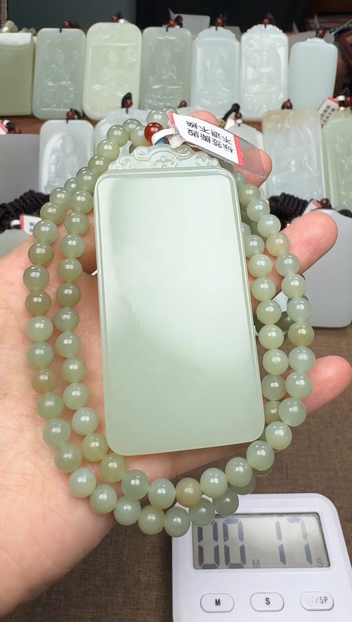 【闪购商品】和田玉颈饰未镶嵌晚秋