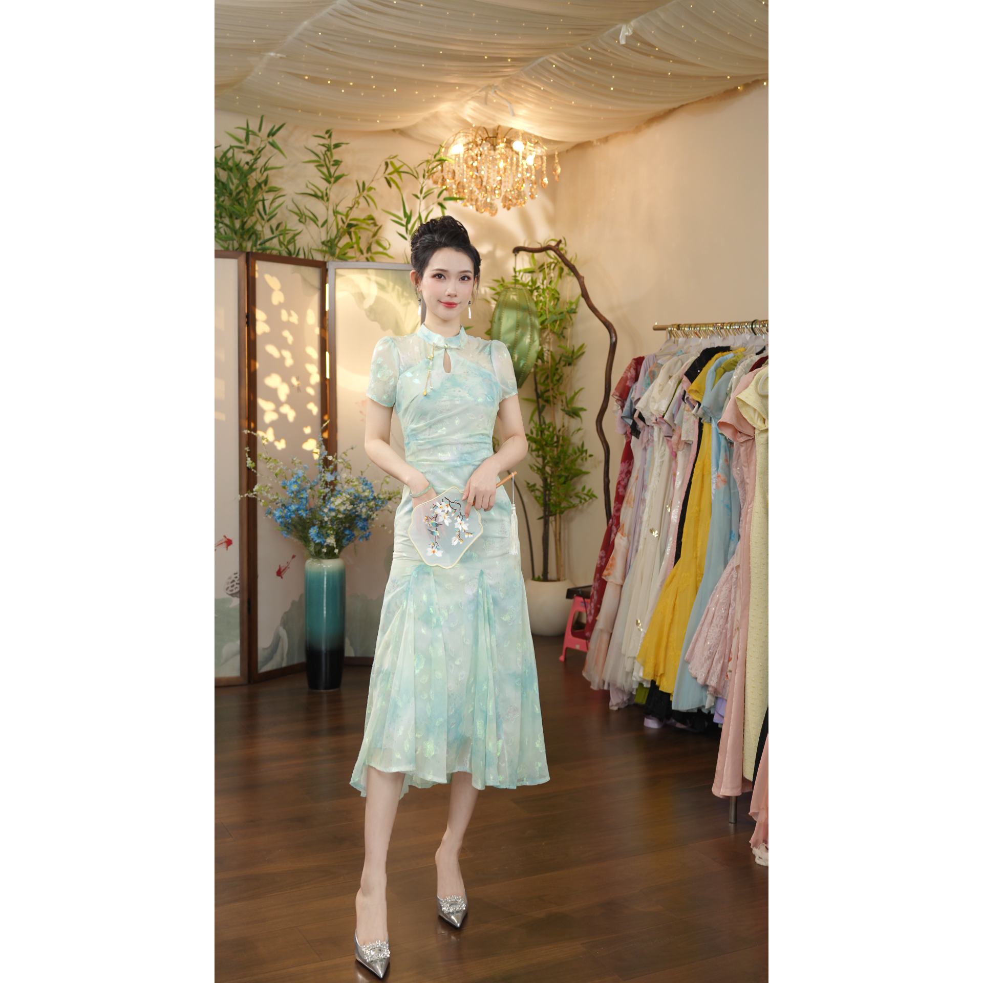 七姐原创-江南絮-1243 连衣裙（Q7601）