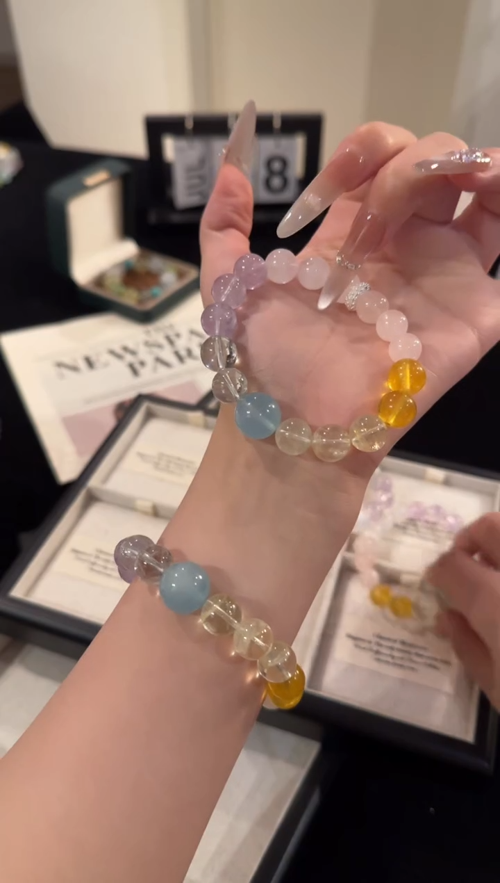 水晶手串合金多宝x1864