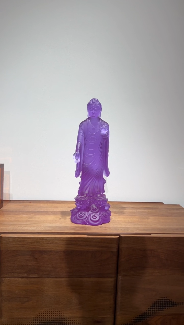 【闪购商品】摆件水晶琉璃摆件阿弥陀佛