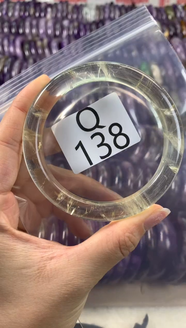 【闪购商品】水晶水晶手镯Q未镶嵌138-62