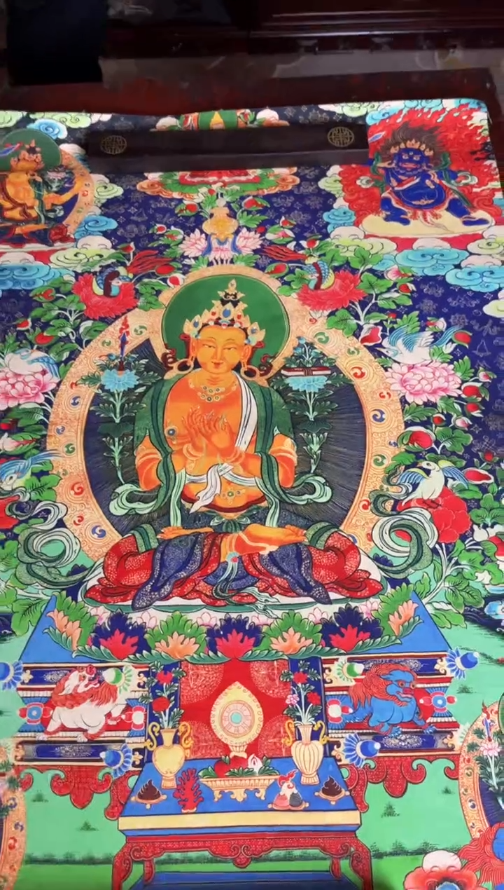 卷轴画手绘唐卡060