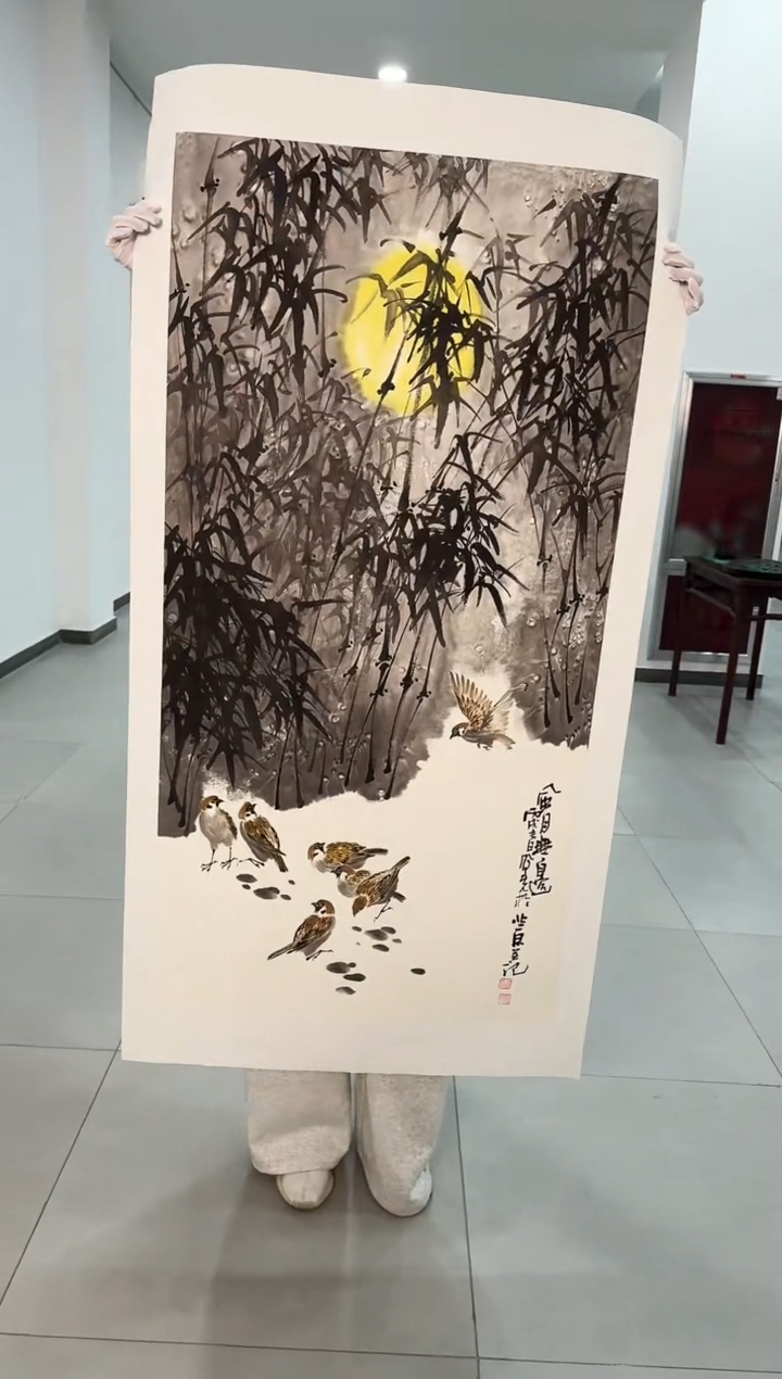 国画27送书众合郝凤先老师作品