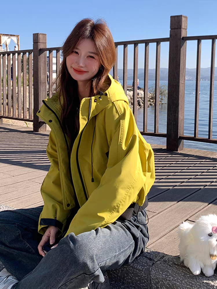  CK 25607新款时尚冲锋衣羽绒服