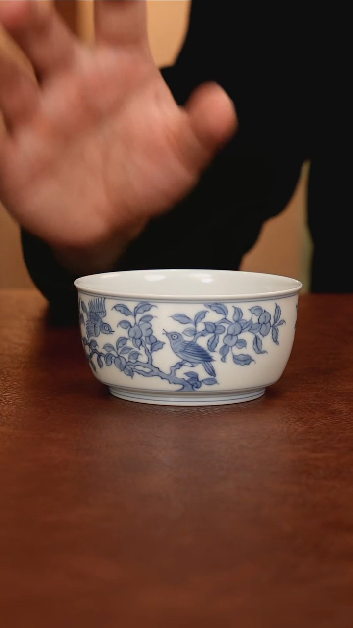 景德镇瓷器，青花瓷手绘茶具~