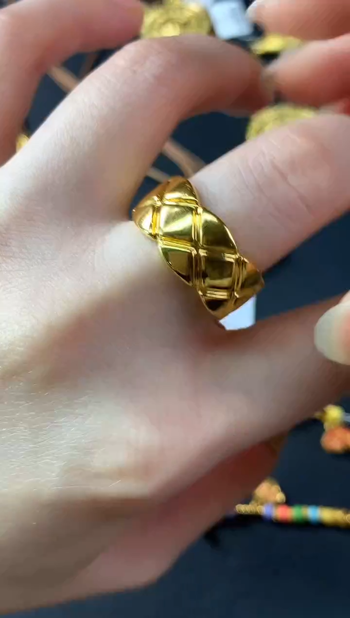 戒指/指环定制足金D617|4100