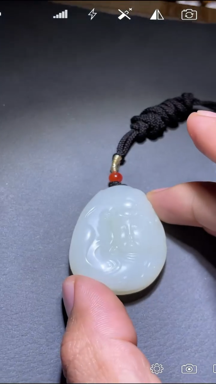 未镶嵌和田玉挂件XT  观音