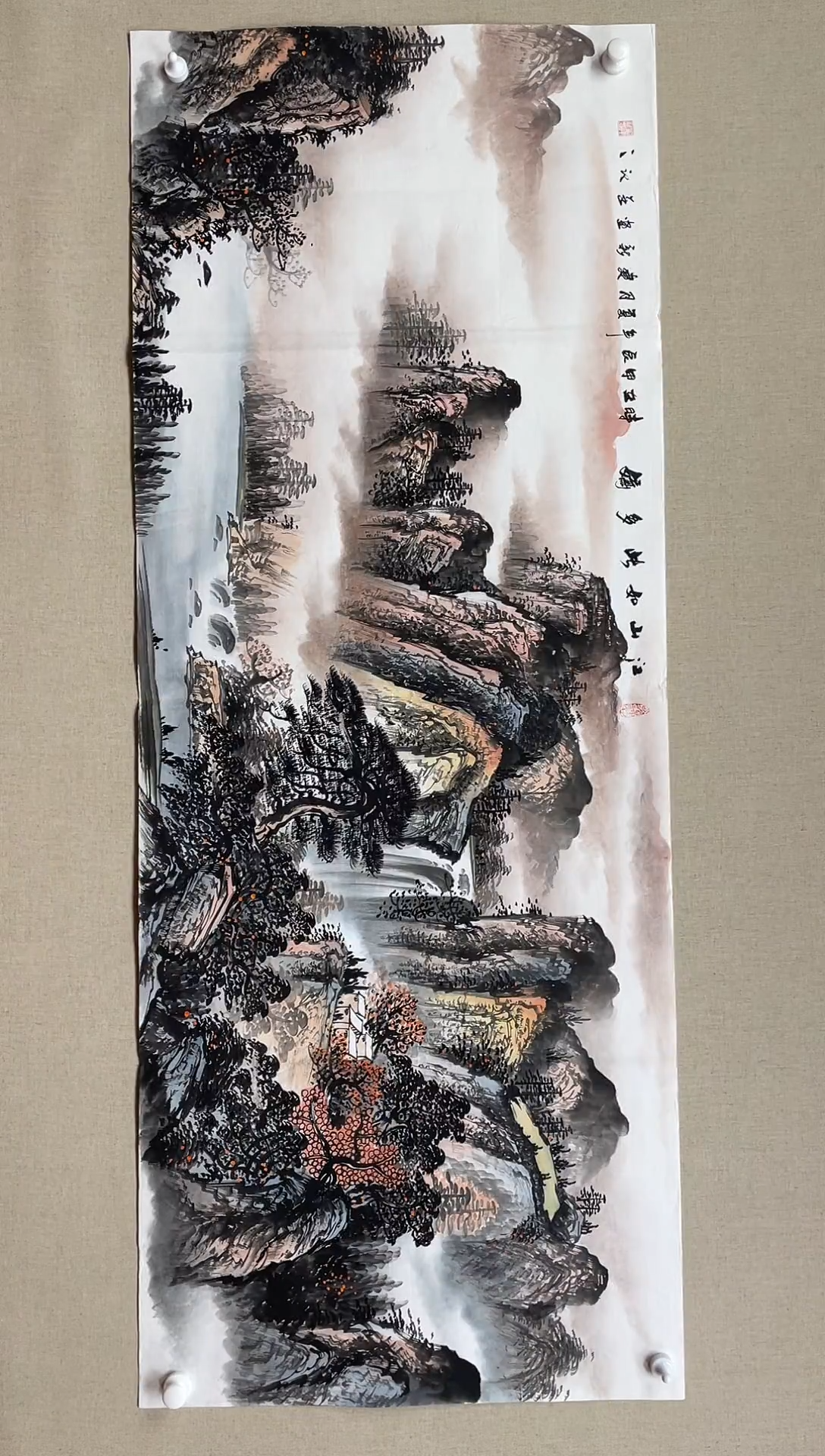 国画180*68 刘建新刘建新刘建新刘建新