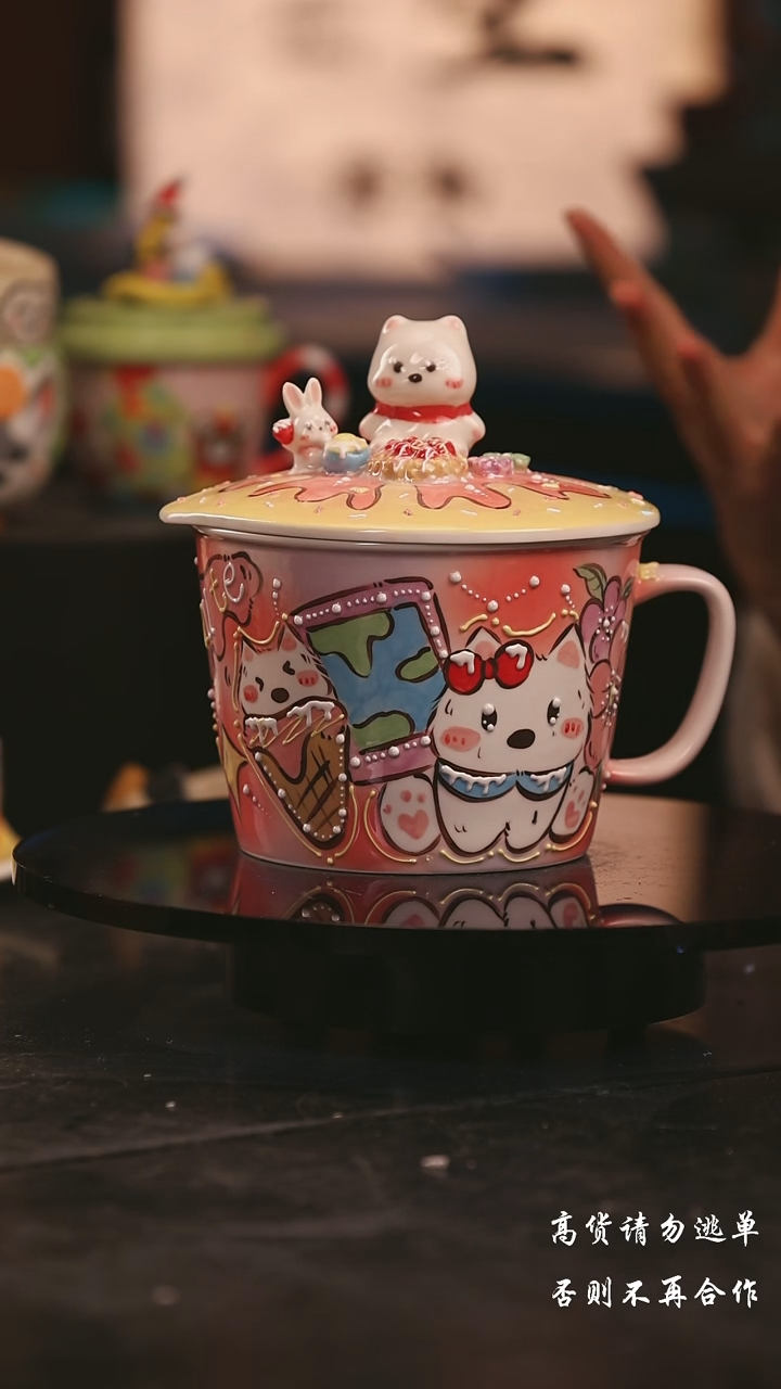 陶瓷景德镇可爱设计师款陶瓷 