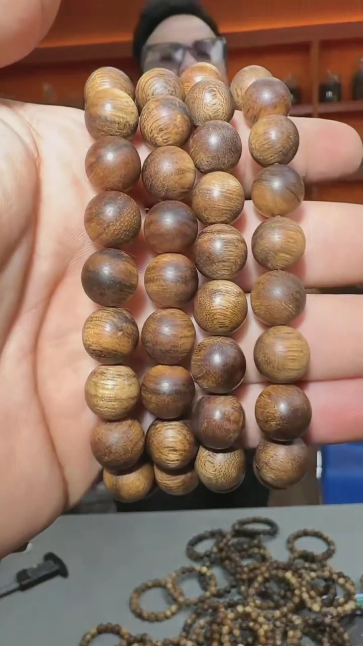手串沉香53号沉水虎斑15g1.1多样性发一