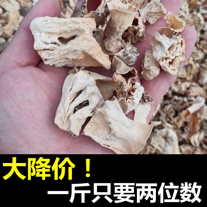 云南特产地直发销营养羊肚菌蘑菇干货批发价柄脚精品优质正宗出售