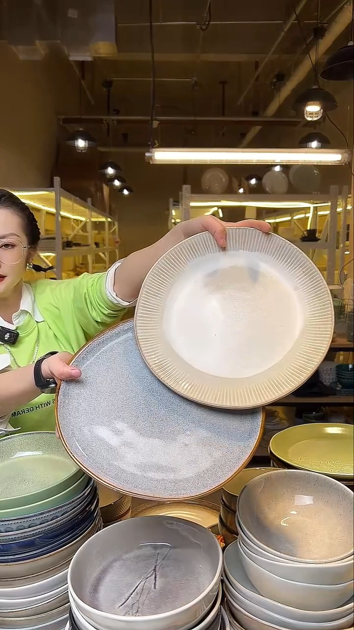 瓷269外贸尾货窑变釉下彩默认微瑕