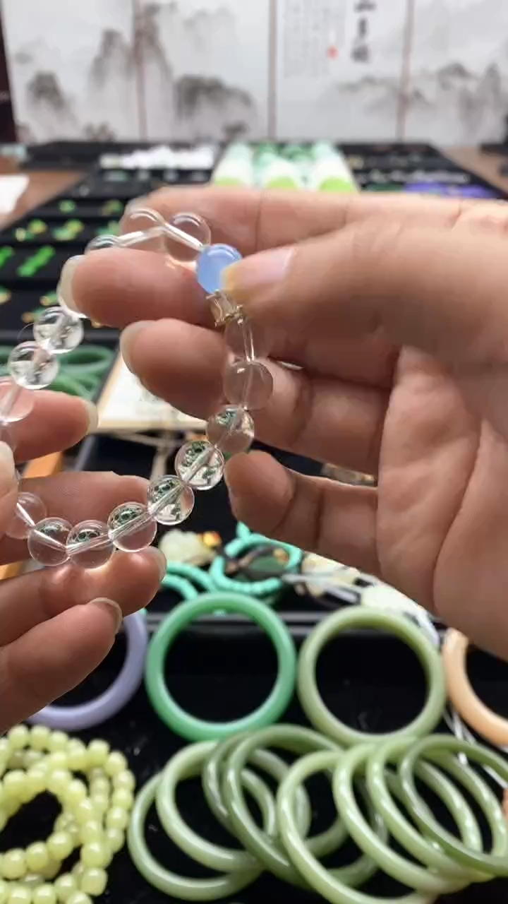 水晶手链未镶嵌10mm水晶手链