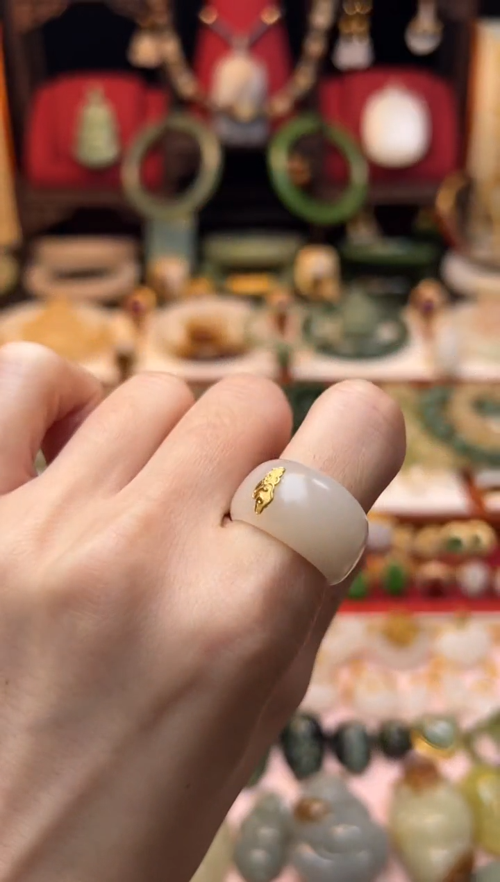 【闪购商品】和田玉戒指未镶嵌1