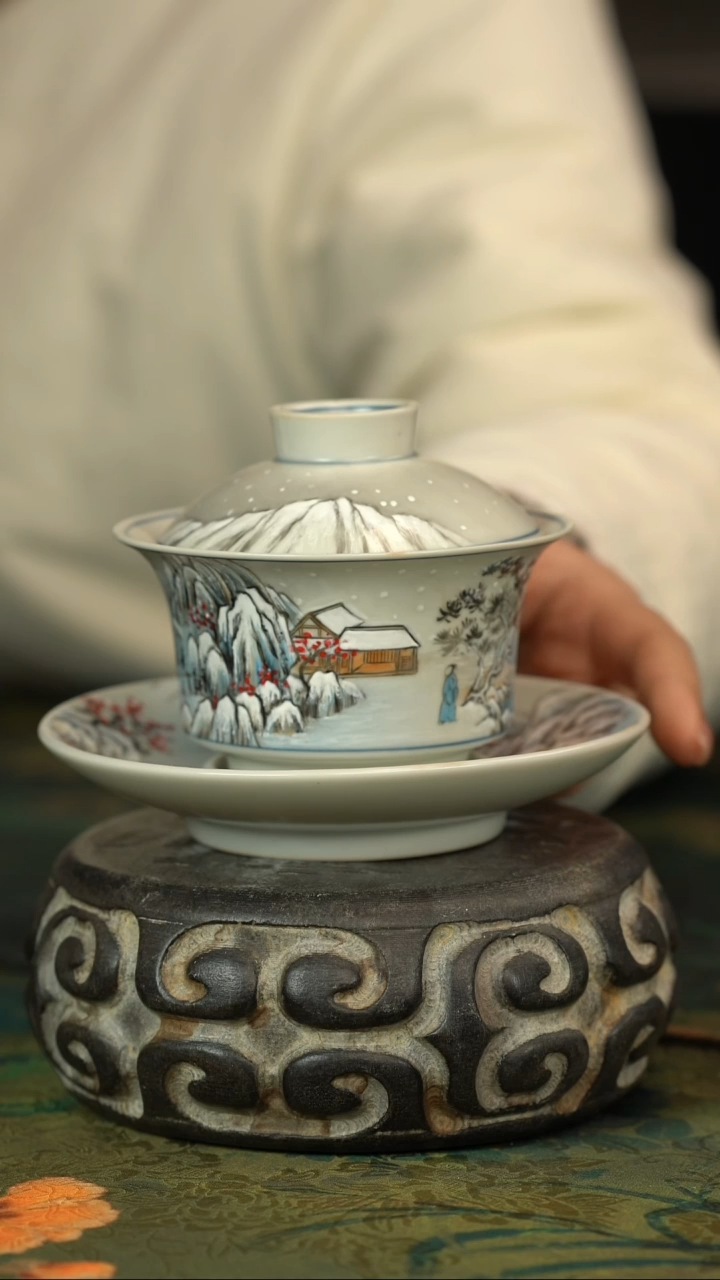 【闪购商品】初六好物分享@@雪景盖碗