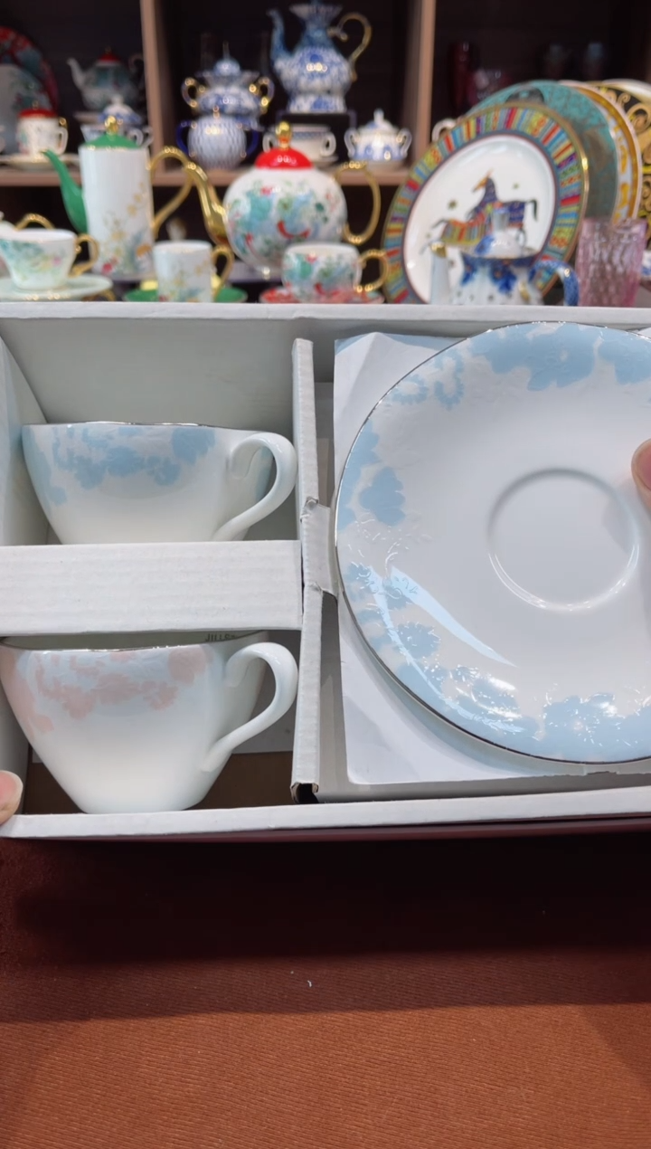 【闪购商品】瓷片鸣海2杯碟······