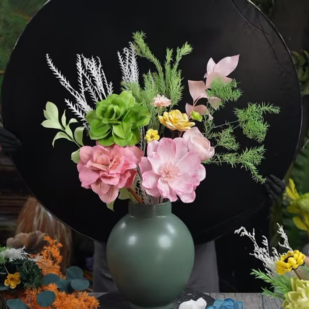 直播间宠粉福利【国色芳华】干花通草花混搭花束含瓶包邮一套